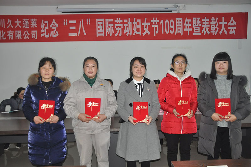 蓬萊公司召開(kāi)三八節紀念暨表彰大會(huì )